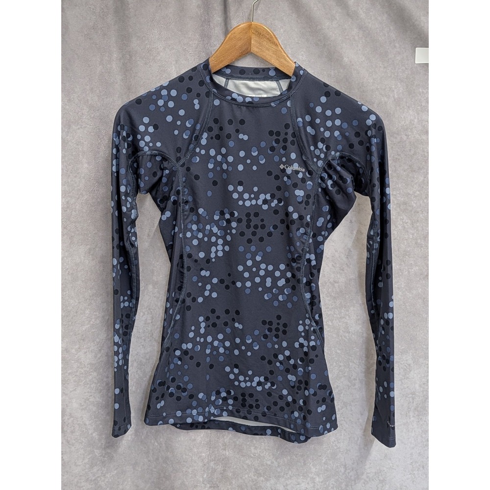 Columbia Omni Wick polka dot swim‎ Top XS C215